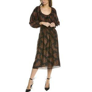 Rebecca Taylor Arden Fern Silk Dress